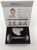 Rose Quartz Facial Roller & Gua sha Stone
