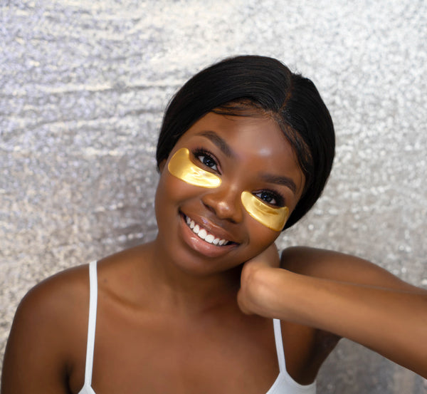 24K Gold gel eye pads